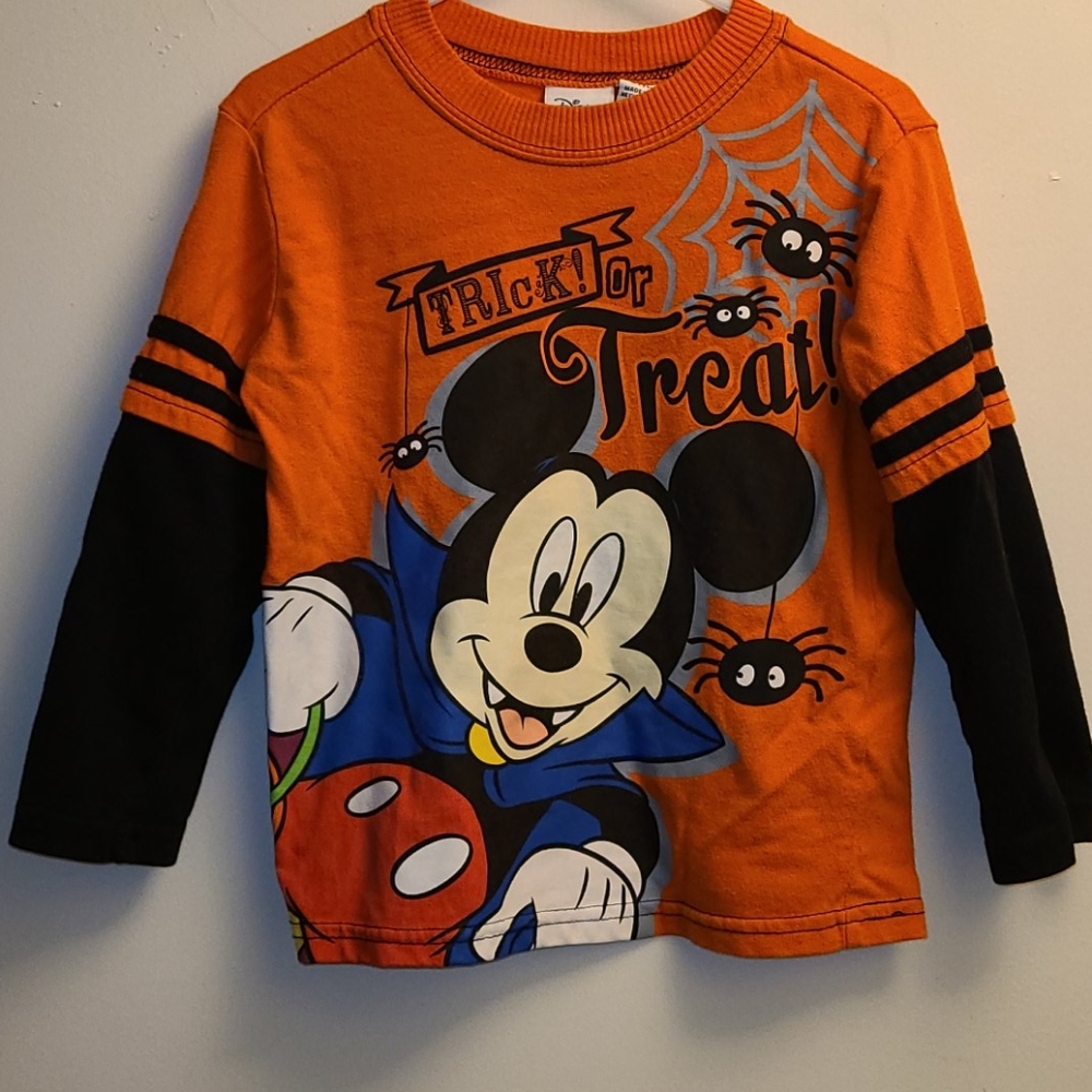 Disney mickey halloween long sleeve shirt